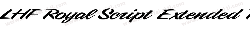 LHF Royal Script Extended Regular字体转换